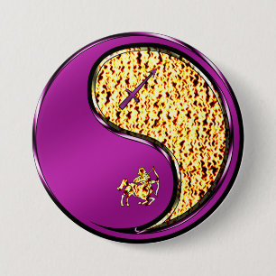 Badge Rond 7,6 Cm Sagittaire