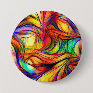 Badge Rond 7,6 Cm salade de couleur