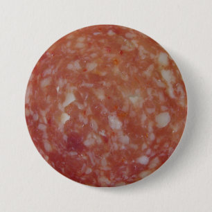 Badge Rond 7,6 Cm Salami Slice