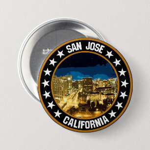Badge Rond 7,6 Cm San Jose
