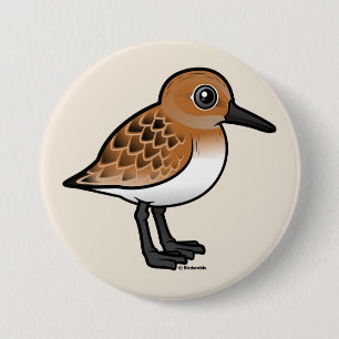 Badge Rond 7,6 Cm Sanderling