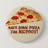 Sauvez la pizza pour BIGFOOT w/Slice - bouton