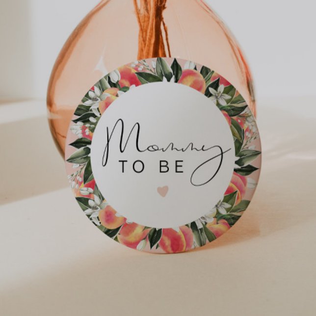 Badge Rond 7,6 Cm SAVANNAH Petite pêche Baby shower maman être (Créateur téléchargé)