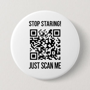 Badge Rond 7,6 Cm Scan Me : Faites Ce Qui Rend Votre Âme Heureuse