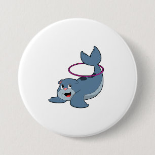 Badge Rond 7,6 Cm Sceau à Fitness avec pneus Fitness.PNG