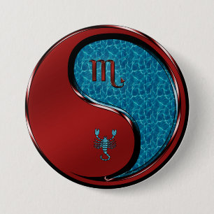 Badge Rond 7,6 Cm Scorpion