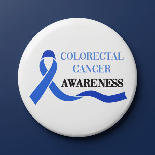 Badge Rond 7,6 Cm Sensibilisation au cancer colorectal