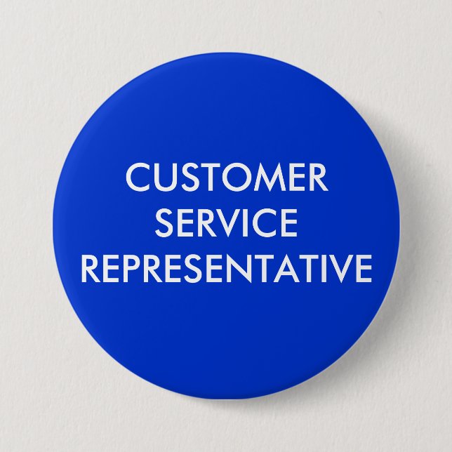 BADGE ROND 7,6 CM SERVICE CLIENTÈLE (Devant)