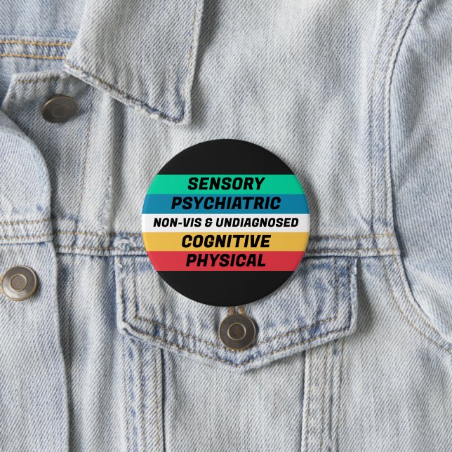 Badge Rond 7,6 Cm Significations du drapeau de fierté des personnes  (En situation)