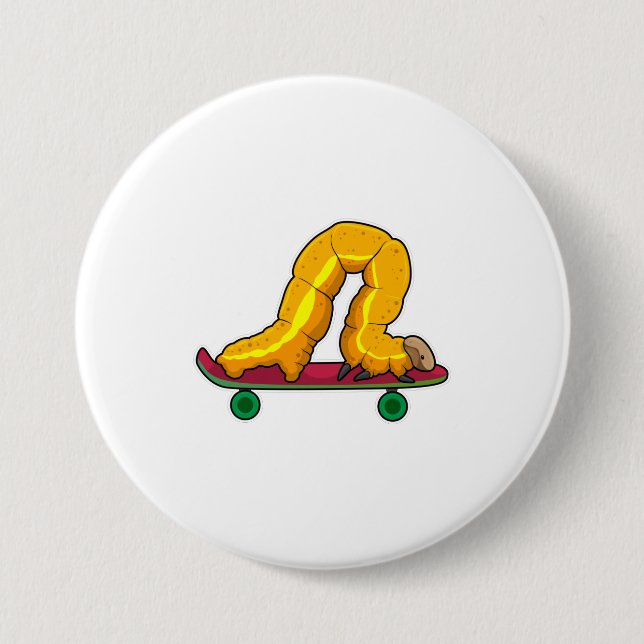 Badge Rond 7,6 Cm Skate (Devant)