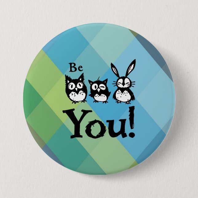 Badge Rond 7,6 Cm Sois toi (Devant)