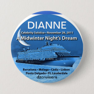 BADGE ROND 7,6 CM SOLSTICE LE 28 NOVEMBRE 2011