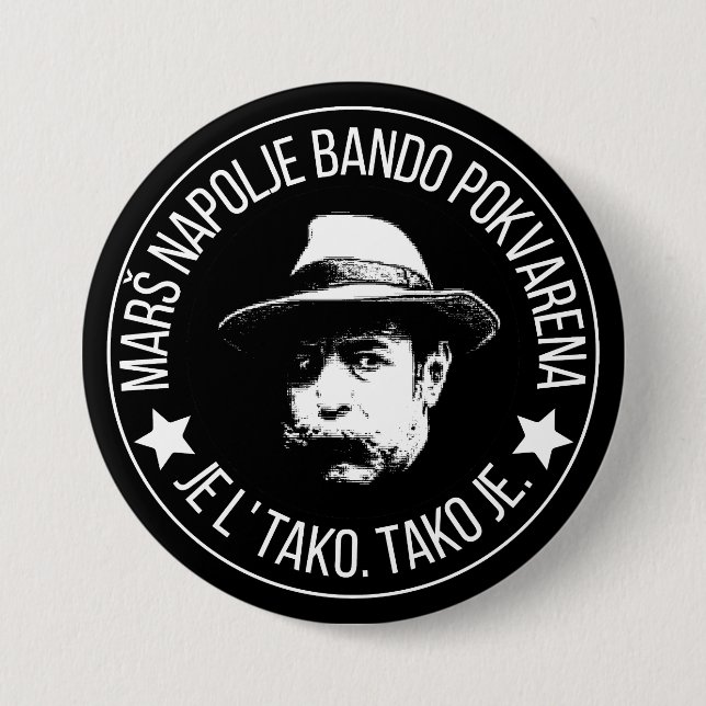 Badge Rond 7,6 Cm Sortez, vraiment corrompus  (Devant)