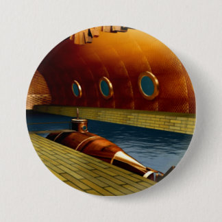 Badge Rond 7,6 Cm sous-marin
