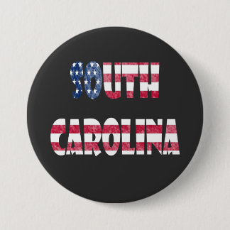 Badge Rond 7,6 Cm South Carolina