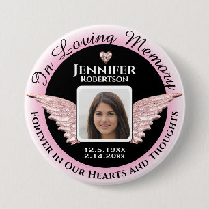 Badge Rond 7,6 Cm Souvenir de la photo In Love