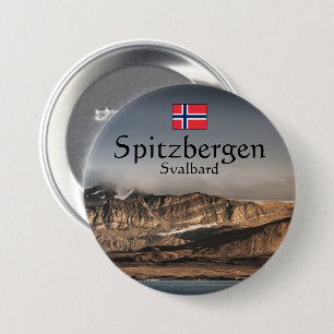 Badge Rond 7,6 Cm Souvenir de Svalbard