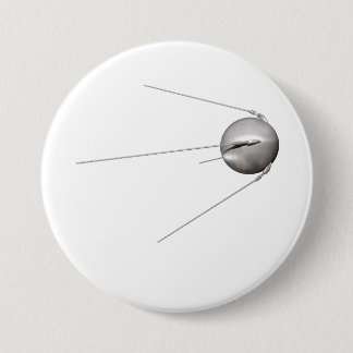 Badge Rond 7,6 Cm Spoutnik 1
