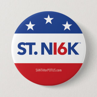 Badge Rond 7,6 Cm "St N16K" 3" bouton