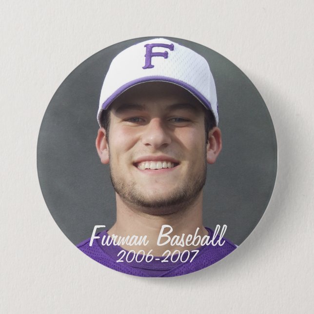 Badge Rond 7,6 Cm StembridgeW2007Mug, Furman Baseball, 2006-2007 (Devant)