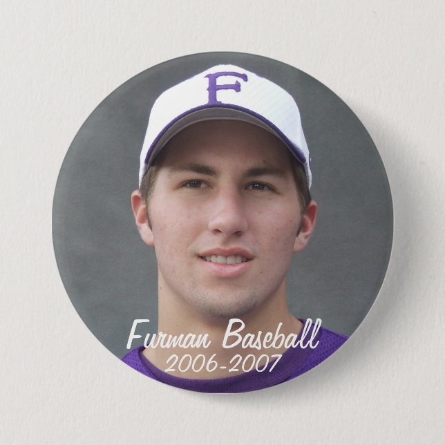 Badge Rond 7,6 Cm StembridgeW2007Mug, Furman Baseball, 2006-2007 (Devant)