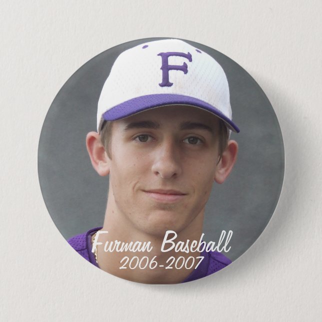 Badge Rond 7,6 Cm StembridgeW2007Mug, Furman Baseball, 2006-2007 (Devant)