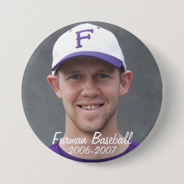 Badge Rond 7,6 Cm StembridgeW2007Mug, Furman Baseball, 2006-2007 (Devant)