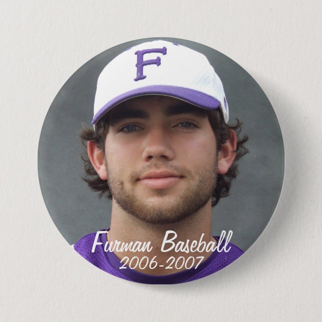 Badge Rond 7,6 Cm StembridgeW2007Mug, Furman Baseball, 2006-2007 (Devant)