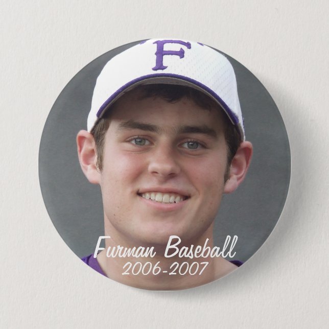 Badge Rond 7,6 Cm StembridgeW2007Mug, Furman Baseball, 2006-2007 (Devant)