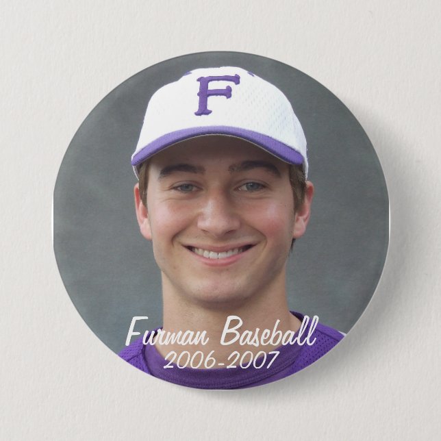 Badge Rond 7,6 Cm StembridgeW2007Mug, Furman Baseball, 2006-2007 (Devant)