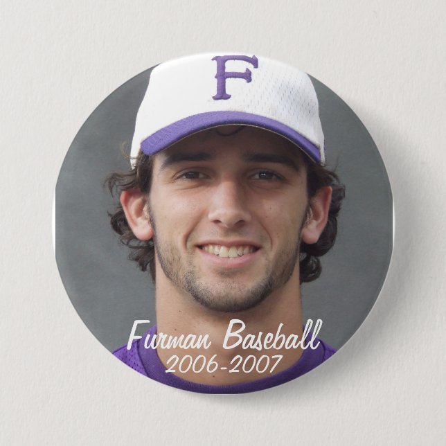 Badge Rond 7,6 Cm StembridgeW2007Mug, Furman Baseball, 2006-2007 (Devant)
