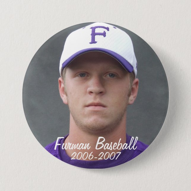 Badge Rond 7,6 Cm StembridgeW2007Mug, Furman Baseball, 2006-2007 (Devant)