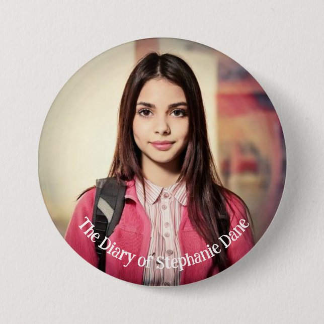 Badge Rond 7,6 Cm Stephanie Dane (Devant)