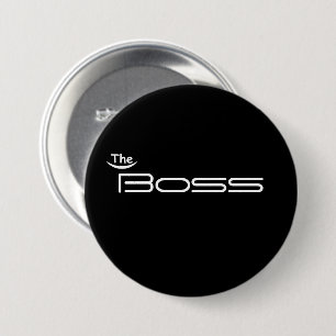 Badge Rond 7,6 Cm Style Gold Le BOSS