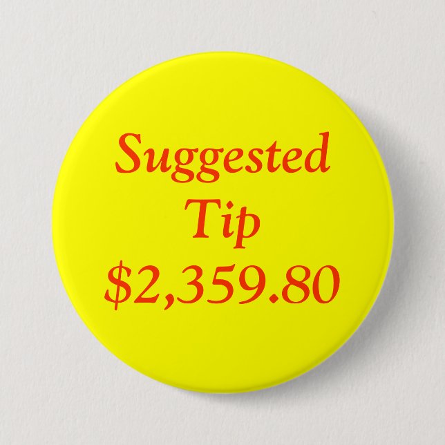 Badge Rond 7,6 Cm SuggestedTip $2.359,80 (Devant)