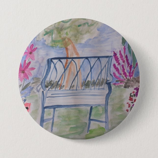 Badge Rond 7,6 Cm Summer Garden (Devant)