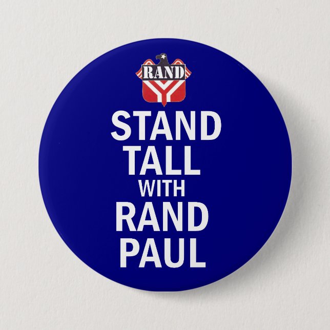 Badge Rond 7,6 Cm Support grand avec le couche-point Paul (Devant)