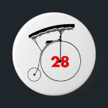 Badge Rond 7,6 Cm Surveillant 28<br><div class="desc">" Alerte orange !"</div>