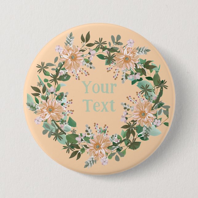 Badge Rond 7,6 Cm SYMBOLE Élégant D'ORDINATEUR PORTABLE rose & gris  (Devant)