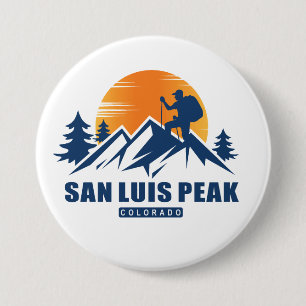 Badge Rond 7,6 Cm T-shirt de randonnée pédestre San Luis Retro