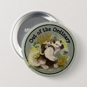 Badge Rond 7,6 Cm Tamandua Anteater