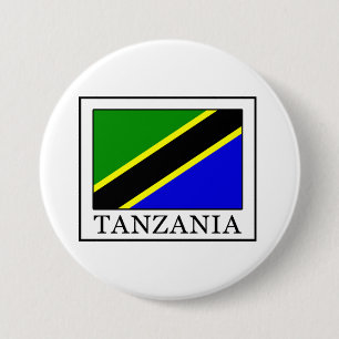 Badge Rond 7,6 Cm Tanzanie