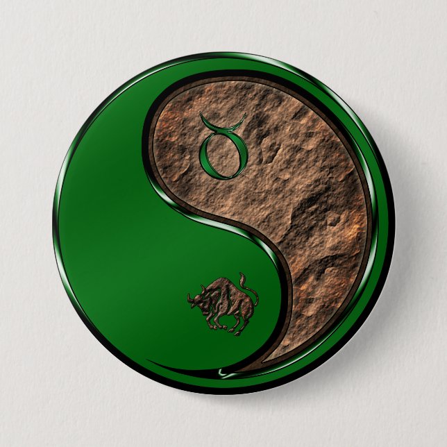 Badge Rond 7,6 Cm Taureau (Devant)