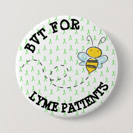 Badge Rond 7,6 Cm TAV pour les patients de Lyme