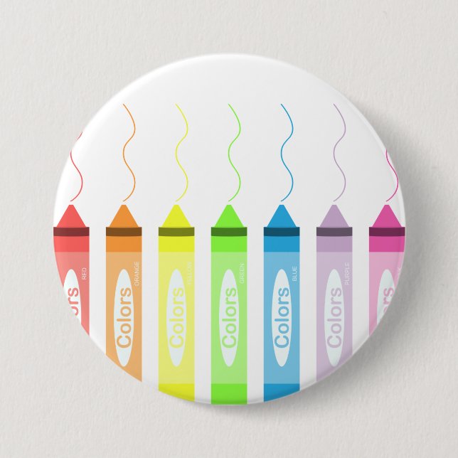 Badge Rond 7,6 Cm Temps de coloriage ! (Devant)