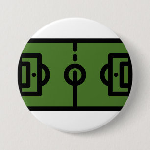Badge Rond 7,6 Cm terrain de football