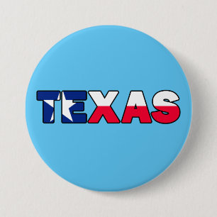 Badge Rond 7,6 Cm Texas