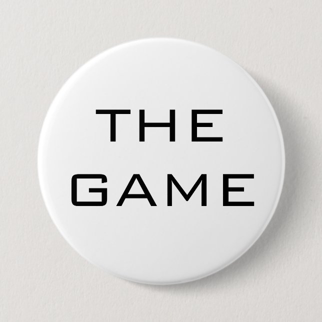 Badge Rond 7,6 Cm The Game - bouton (Devant)