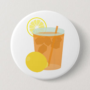 Badge Rond 7,6 Cm Thé glacé au citron
