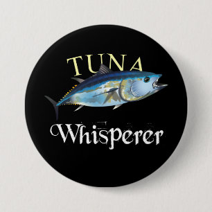 Badge Rond 7,6 Cm Thon Whisperer foncé
